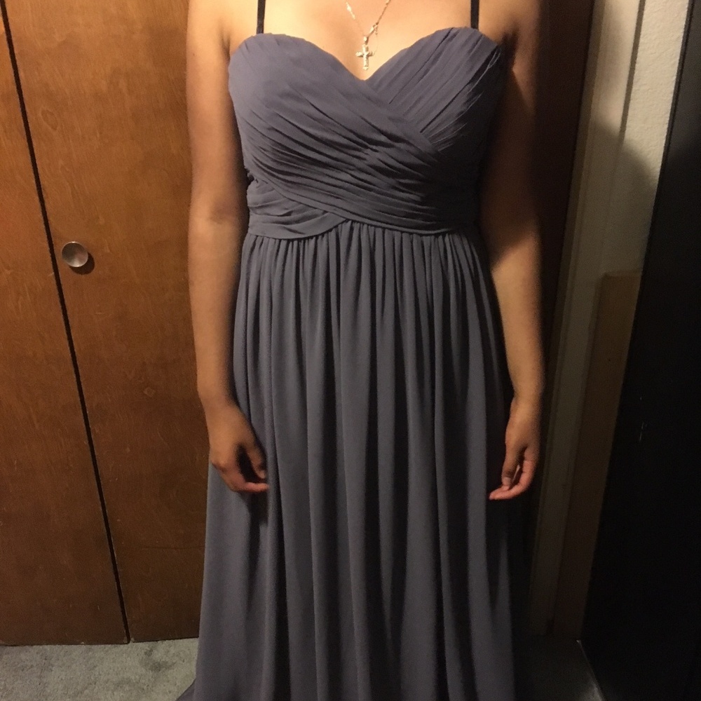 Pewter Bill Levkoff 740 Dress Size 12